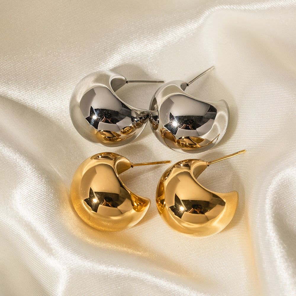 CHUNKY BOLD HOOP EARRINGS