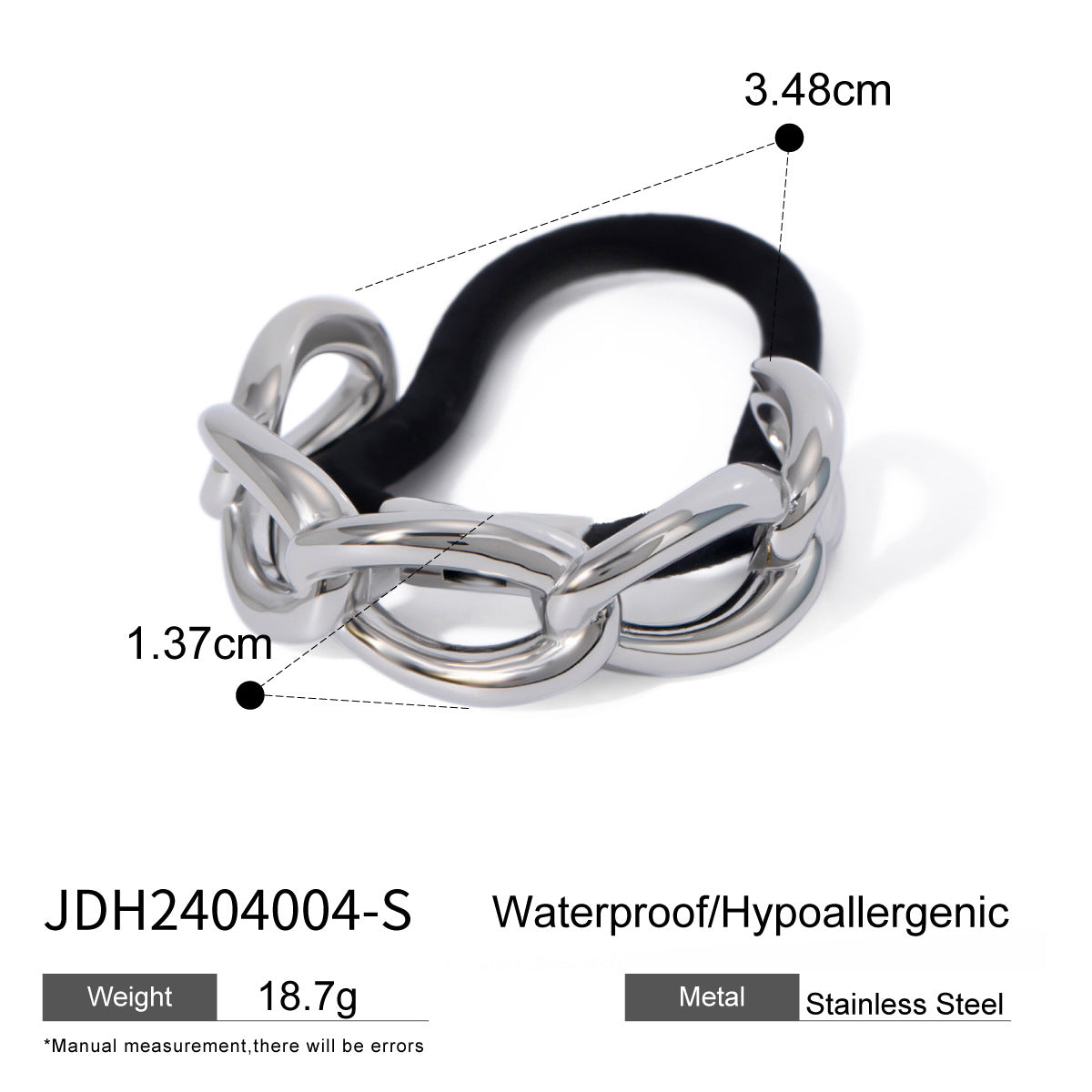 Bold Ponytail Holder