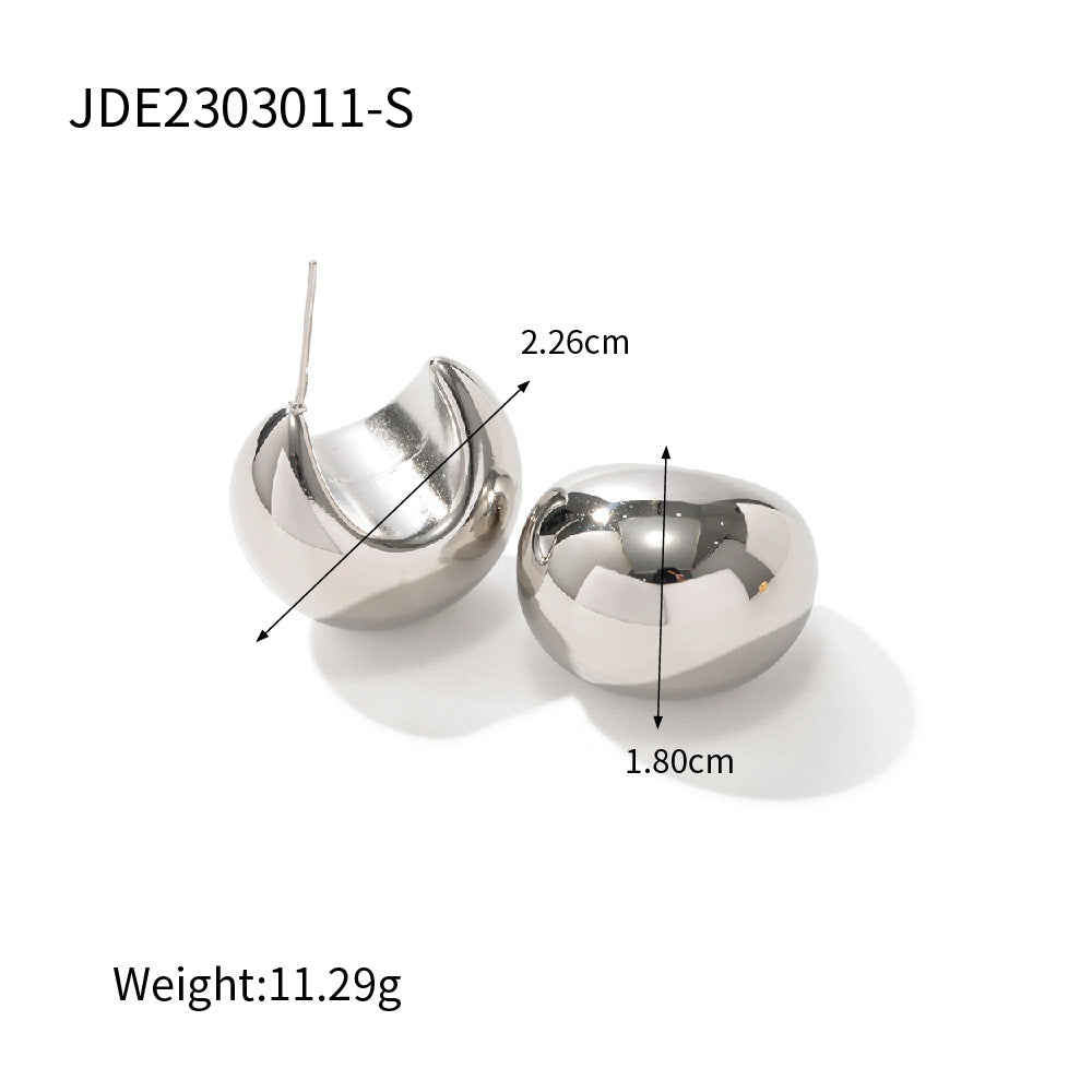 CHUNKY BOLD HOOP EARRINGS