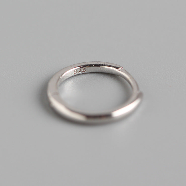 INITIAL HOOP EARRINGS
