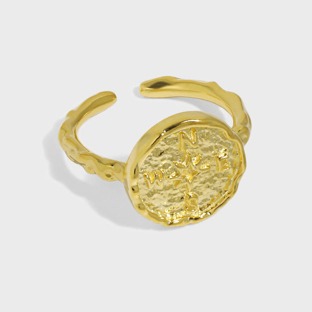 COMPASS RING S925
