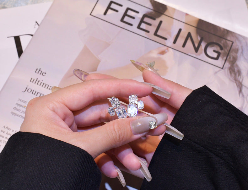 Rectangle Drop Earrings