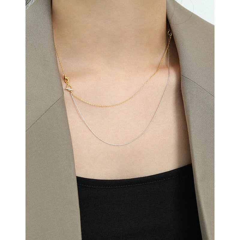 Multi-Way Thin Layered Chain Necklace