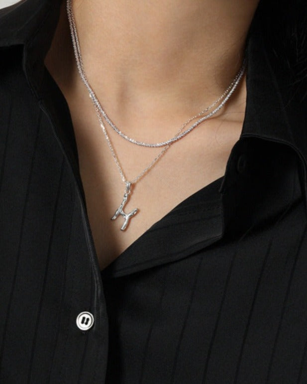 INITIAL LETTER NECKLACE