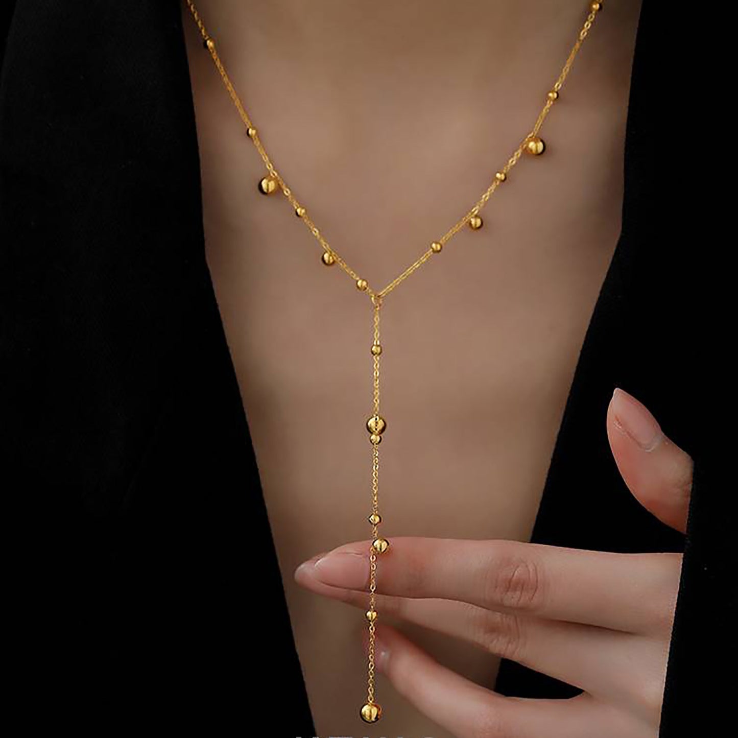 ELEGANT LARIAT NECKLACE