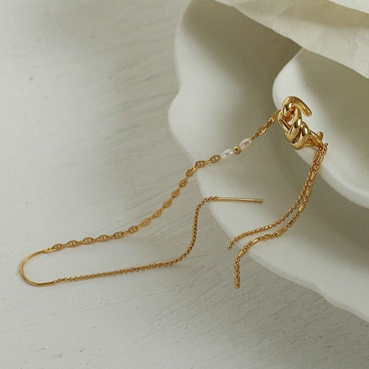 THREADER WITH CUFF EARRINGS