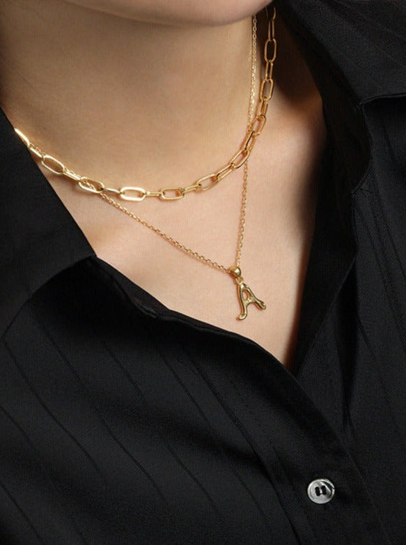 INITIAL LETTER NECKLACE