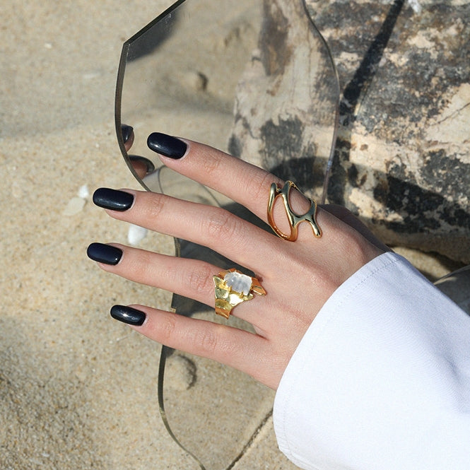 CRYSTAL RING ADJUSTABLE