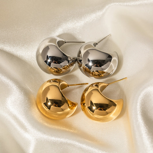 CHUNKY BOLD HOOP EARRINGS