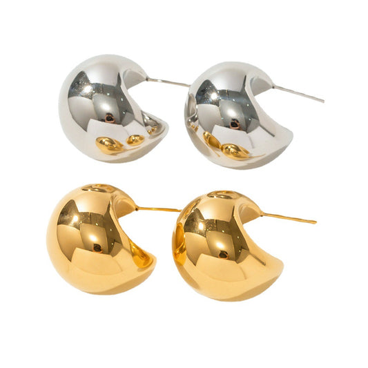 CHUNKY BOLD HOOP EARRINGS
