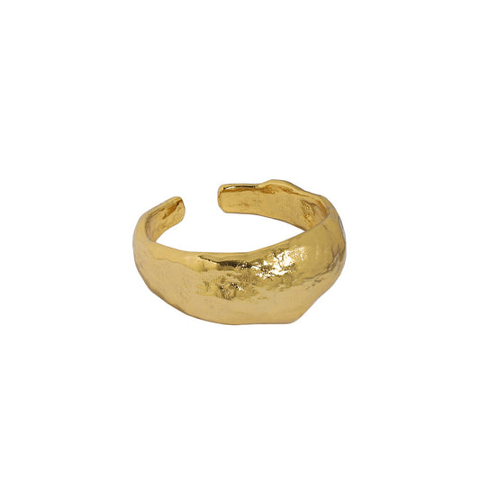 Bold Chunky Band Adjustable Open Ring