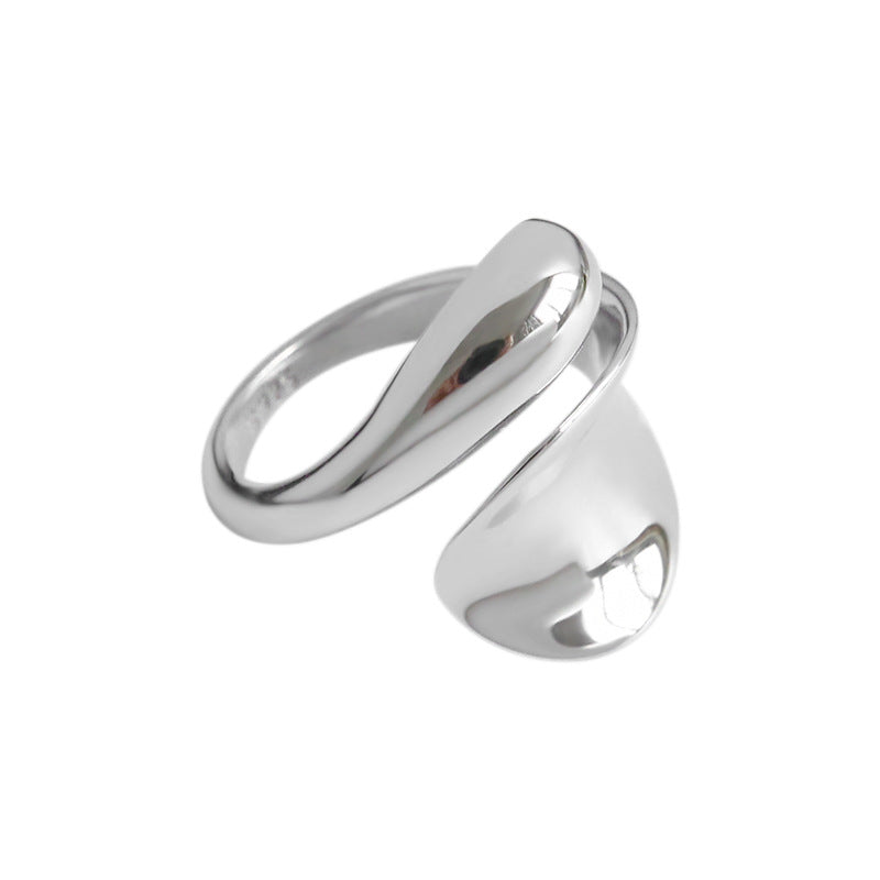OPEN CHUNKY BAND SPOON RING