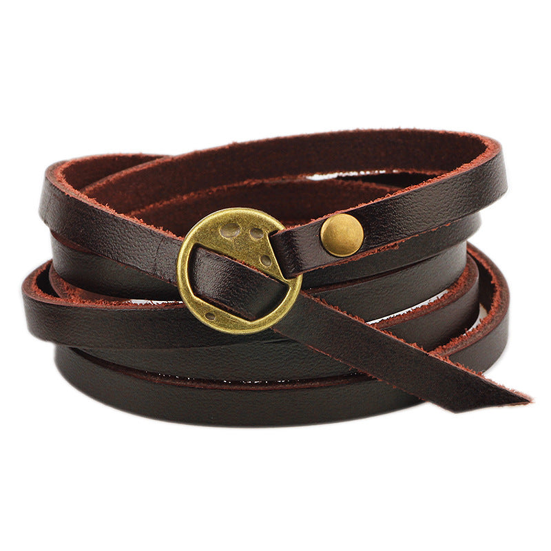 MULTILAYER WRAP LEATHER BRACELET UNISEX