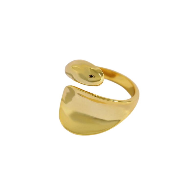 OPEN CHUNKY BAND SPOON RING
