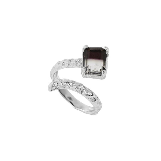 OPEN TWIST COCKTAIL RING