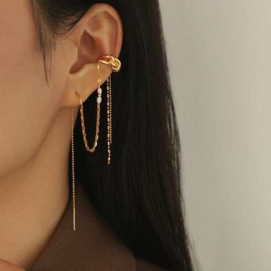 THREADER WITH CUFF EARRINGS