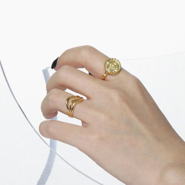 COMPASS RING S925