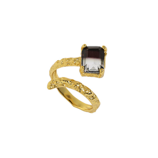 OPEN TWIST COCKTAIL RING